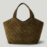 Saint Laurent Icare quilted suede bag