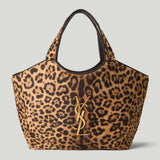 Saint Laurent Icare medium pony hair leather tote bag