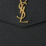 Saint Laurent Uptown grain de poudre leather pouch
