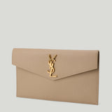 Saint Laurent Uptown grain de poudre leather pouch
