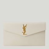Saint Laurent Uptown grain de poudre leather pouch