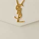 Saint Laurent Uptown grain de poudre leather pouch