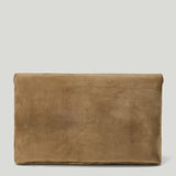 Saint Laurent Cassandre suede clutch