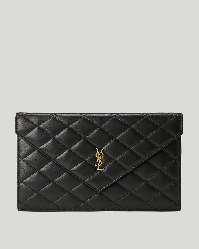 Saint Laurent Paris lambskin pouch