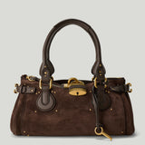 Chloé Paddington suede shoulder bag