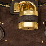 Chloé Paddington suede shoulder bag