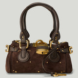 Chloé Paddington suede shoulder bag