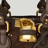 Chloé Paddington suede shoulder bag