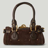 Chloé Paddington suede shoulder bag