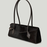 ALAÏA Le Teckel Flap medium haircalf shoulder bag
