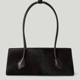 ALAÏA Le Teckel Flap medium haircalf shoulder bag