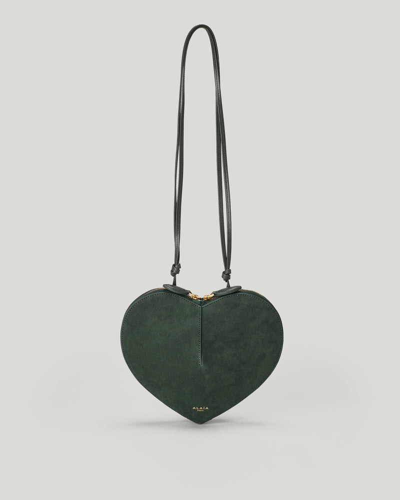 Alaïa Le Cœur bi-material leather bag