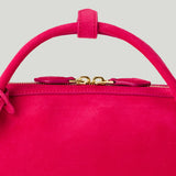 ALAÏA Le Teckel suede East-West bag