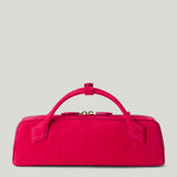 ALAÏA Le Teckel suede East-West bag