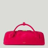 ALAÏA Le Teckel suede East-West bag