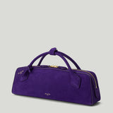 ALAÏA Le Teckel suede clutch