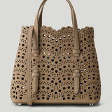 ALAÏA Mina 20 perforated Vienne nubuck bag