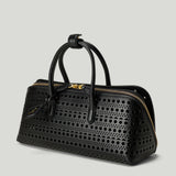 ALAÏA Delta small perforated Vienne calfskin bag