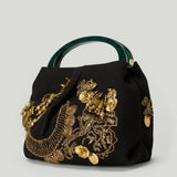 Dries Van Noten bead-embellished embroidered tote