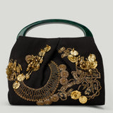Dries Van Noten bead-embellished embroidered tote