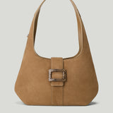 Roger Vivier Belle Vivier medium suede hobo bag
