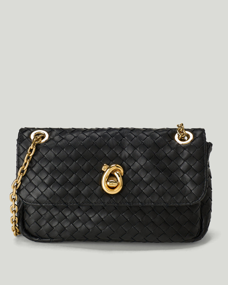 Bottega Veneta Baby Madison Intrecciato leather shoulder bag