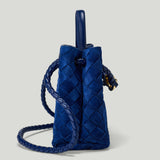 Bottega Veneta Intrecciato suede bag