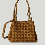 Bottega Veneta Small Parachute Intrecciato suede bag