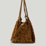 Bottega Veneta Small Parachute Intrecciato suede bag