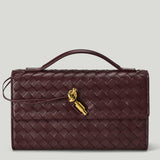 Bottega Veneta Andiamo Intrecciato leather clutch