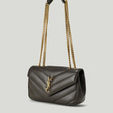 Saint Laurent Loulou Small matelassé lambskin bag