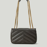 Saint Laurent Loulou Small matelassé lambskin bag