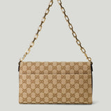 Gucci Horsebit Ristretto GG canvas shoulder bag