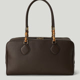 Gucci large Boston bag with bamboo