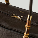 Gucci large Boston bag with bamboo