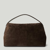 TOTEME T-Lock suede top-handle bag
