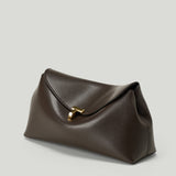TOTEME T-Lock leather clutch