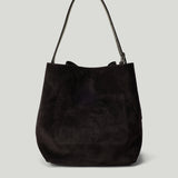 TOTEME Belted suede tote bag