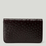 TOTEME T-Lock ostrich-embossed crossbody bag