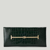 Tom Ford Croc-effect leather clutch