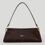Balmain 64-83 small pony-effect leather bag