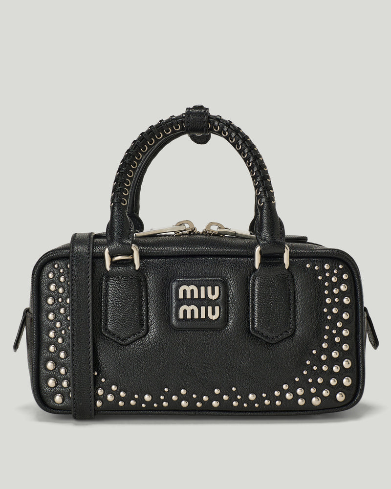 Miu Miu Arcadie studded leather bag
