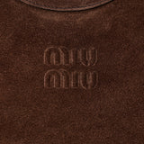 Miu Miu Ivy suede tote bag