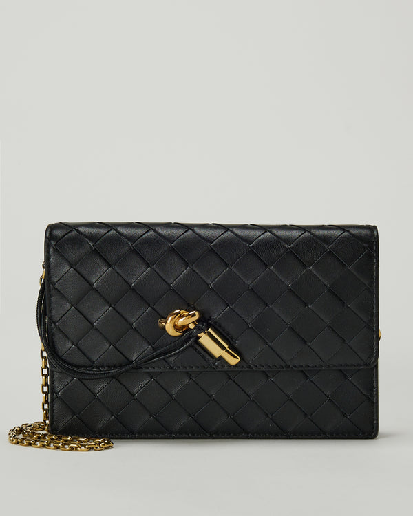 Bottega Veneta Andiamo leather pouch on chain