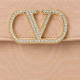 Valentino Garavani VLogo mini moiré clutch
