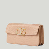 Valentino Garavani VLogo mini moiré clutch