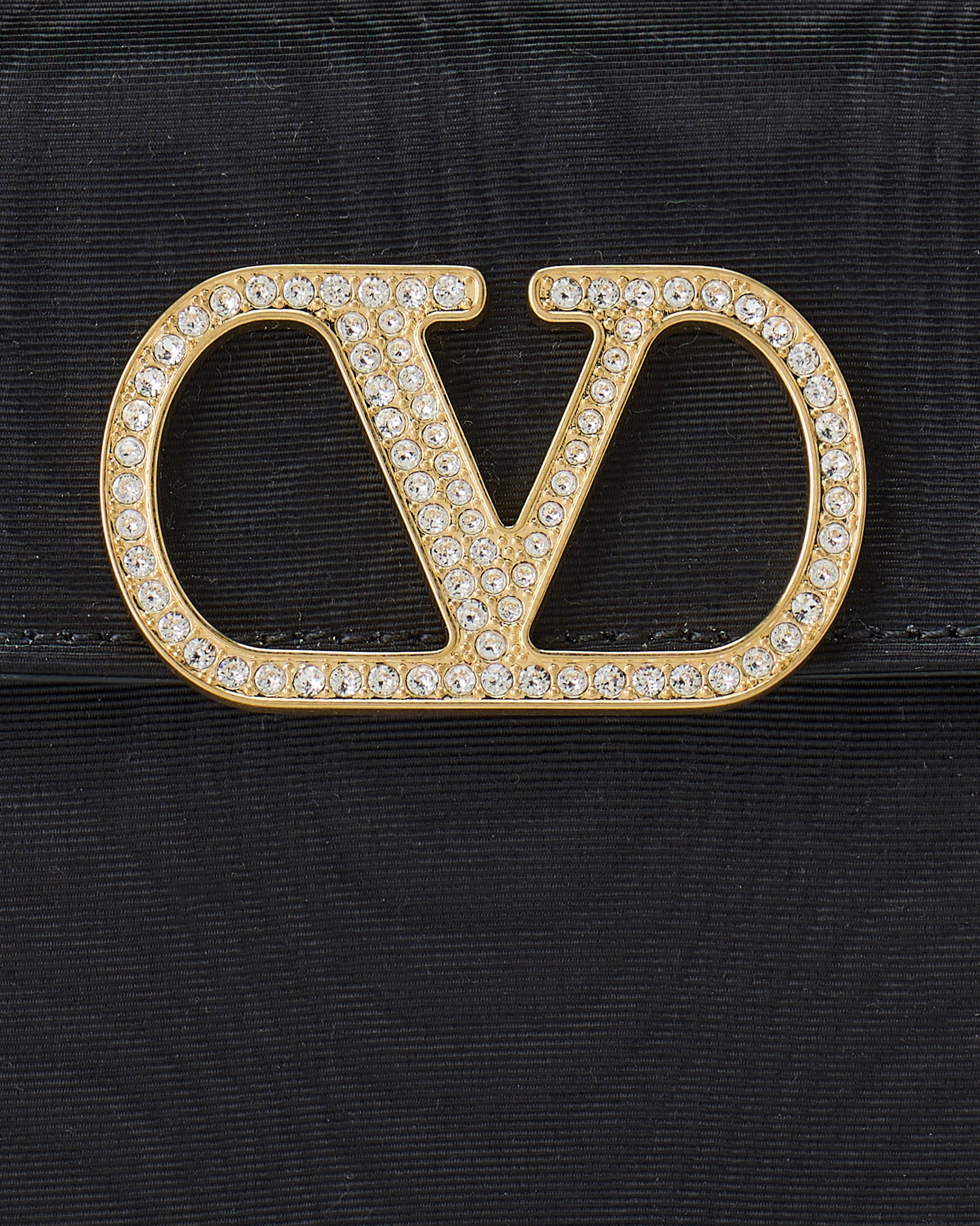 Valentino Garavani VLogo mini moiré clutch – Luisa World