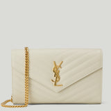 Saint Laurent Classic Cassandre chain wallet
