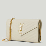 Saint Laurent Classic Cassandre chain wallet