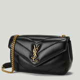 Saint Laurent Loulou mini leather shoulder bag